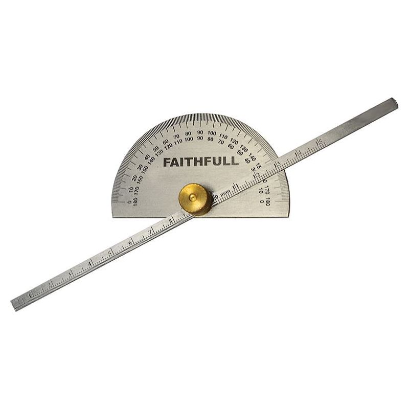 Faithfull Depth Gauge with Protractor 150mm (6in) Faithfull - Dynamic Drive
