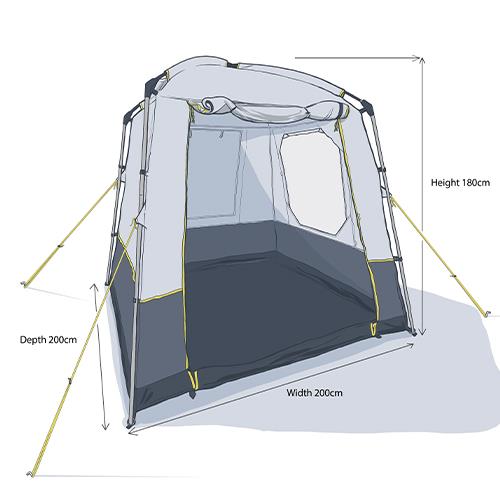 Maypole Portable Utility Storage Tent Pole 9542 Camping Caravan Maypole  - Dynamic Drive