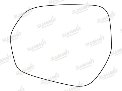 Summit Stick-On Standard Mirror Glass fits Ford Fiesta 17 on LHS Summit - Dynamic Drive