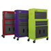Sealey Topchest & Rollcab Combo 6 Drawer- Hi-Vis Green/Grey AP2200BBHV Sealey  - Dynamic Drive