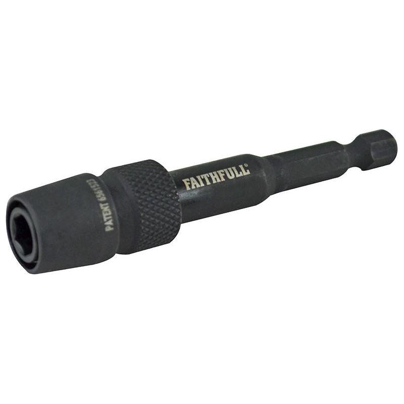 Faithfull Impact Rated Universal Bit Holder 75mm Faithfull - Dynamic Drive