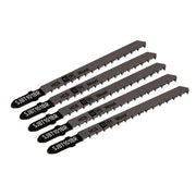 Sealey Jigsaw Blade Hard Wood Downward Cut 100mm 10tpi Pack of 5 SJBT101BR Sealey - Dynamic Drive