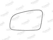 Summit Stick-On Standard Mirror Glass fits Renault Espace 03 to 15 LHS Summit - Dynamic Drive