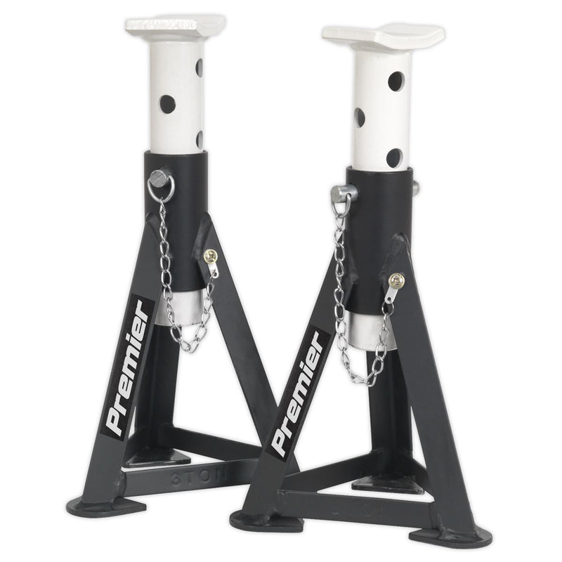 Sealey Axle Stands (Pair) 3tonne Capacity per Stand AS3 Sealey  - Dynamic Drive
