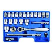 Laser Low Profile Dual Drive Socket Set 1/2"D 24pc 7103 Laser - Dynamic Drive
