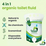 2x Solbio Organic Chemical Toilet Fluid Waste & Flush 1.6L x40 Doses Solbio - Dynamic Drive
