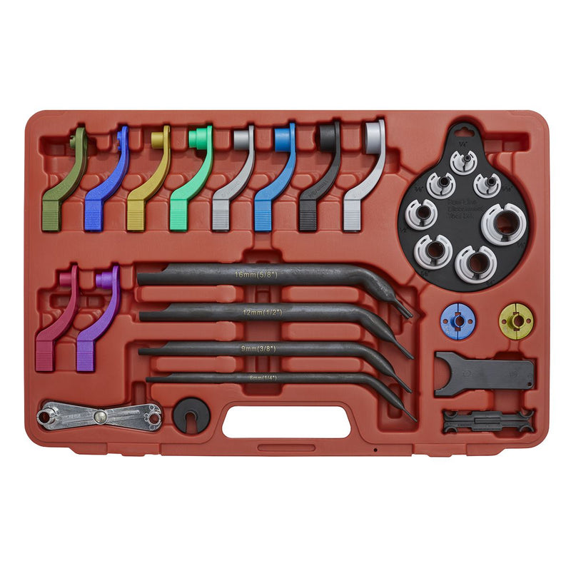 Sealey Fuel & Air Conditioning Disconnection Tool Kit 27pc VS0557 Sealey - Dynamic Drive