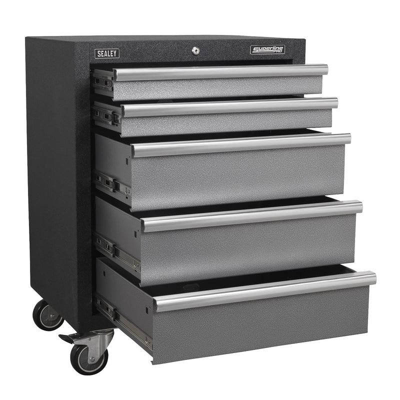 Sealey Modular 5 Drawer Mobile Cabinet 650mm APMS58 Sealey - Dynamic Drive