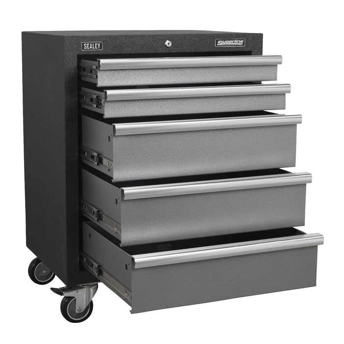 Sealey Modular 5 Drawer Mobile Cabinet 650mm APMS58 Sealey - Dynamic Drive