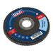 Sealey Flap Disc Zirconium115mm22mm Bore 40Grit FD11540 Sealey - Dynamic Drive