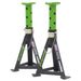Sealey Axle Stands (Pair) 3tonne Capacity per Stand Green AS3G Sealey  - Dynamic Drive