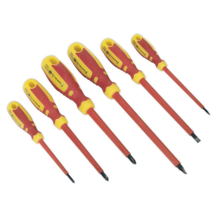 Sealey Screwdriver Set 6pc VDE Approved GripMAX AK6122 Sealey - Dynamic Drive
