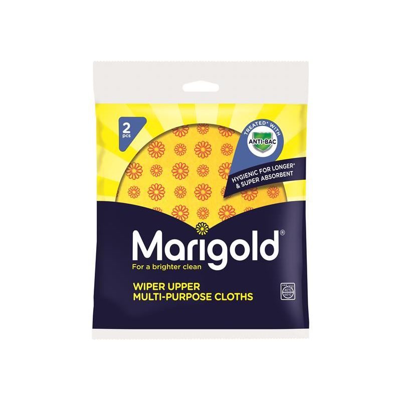 Marigold Wiper Upper Multi-Purpose Cloths x 2 (Box 12) Marigold - Dynamic Drive