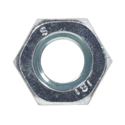 Sealey Steel Nut M10 Zinc DIN 934 Pack of 100 SN10 Sealey  - Dynamic Drive