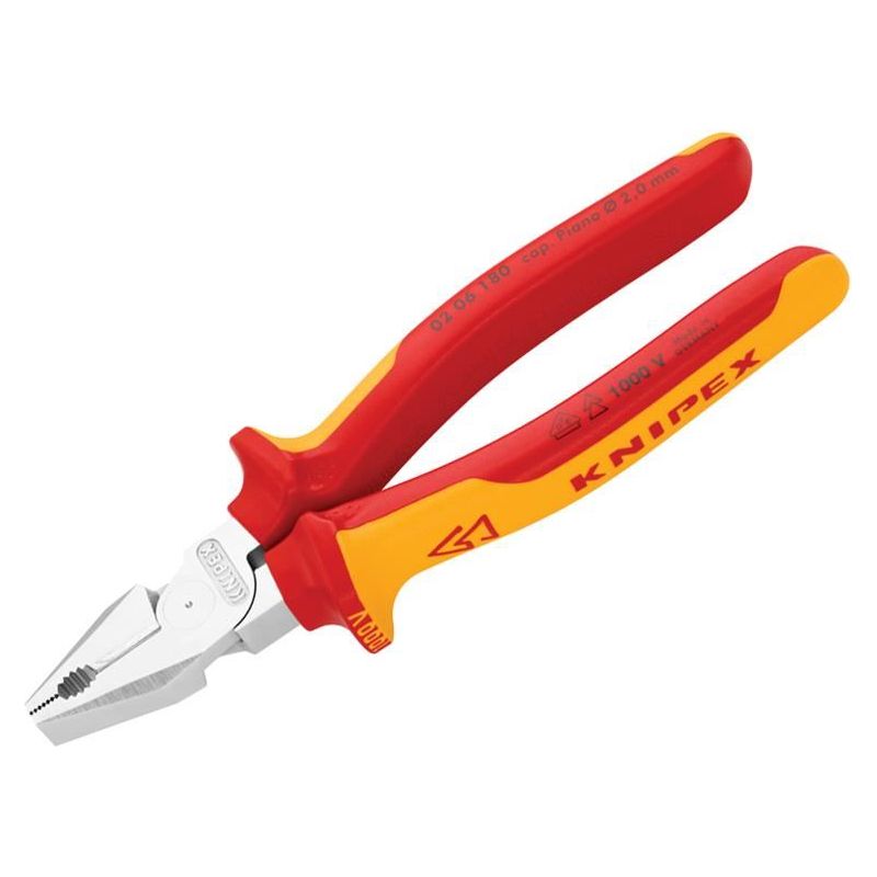 Knipex VDE High Leverage Combination Pliers 180mm Knipex - Dynamic Drive
