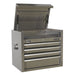 Sealey Topchest 4 Drawer 675mm Stainless Steel Heavy-Duty PTB66004SS Sealey - Dynamic Drive