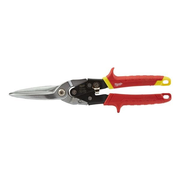 Milwaukee Metal Snips Long Cut Straight 1Pc 48224537 Milwaukee - Dynamic Drive