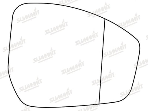 Summit Stick-On Aspheric Mirror Glass fits Range Rover Evoque 14 to 17 RHS Summit - Dynamic Drive