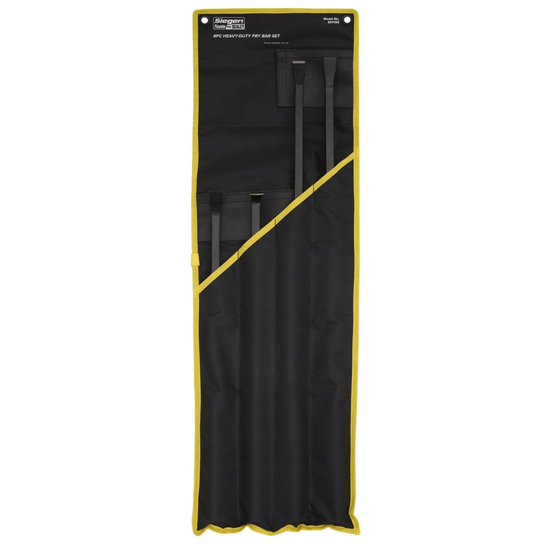 Sealey Pry Bar Set 4pc Heavy-Duty with Hammer cap S01193 Sealey - Dynamic Drive