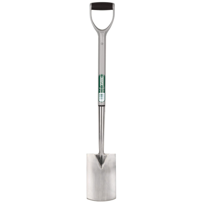Draper Stainless Steel Soft Grip Border Spade 83758 Draper - Dynamic Drive