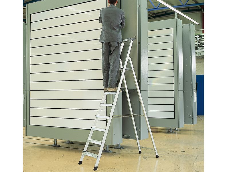 Zarges Anodised Trade Platform Steps, 3 Rungs Zarges - Dynamic Drive