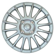 4x 14" Silver Wheel Trims / Hub Caps fits Streetwize  - Dynamic Drive