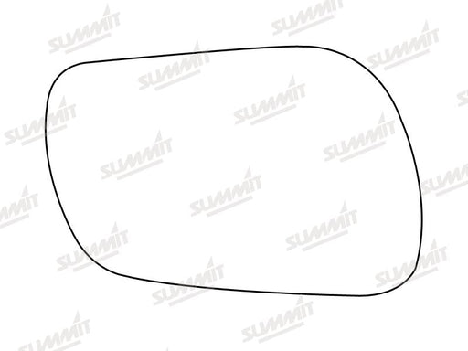 Summit Heated Base Plate With Standard Mirror Glass fits Mazda 3 03 to 09 RHS Summit - Dynamic Drive