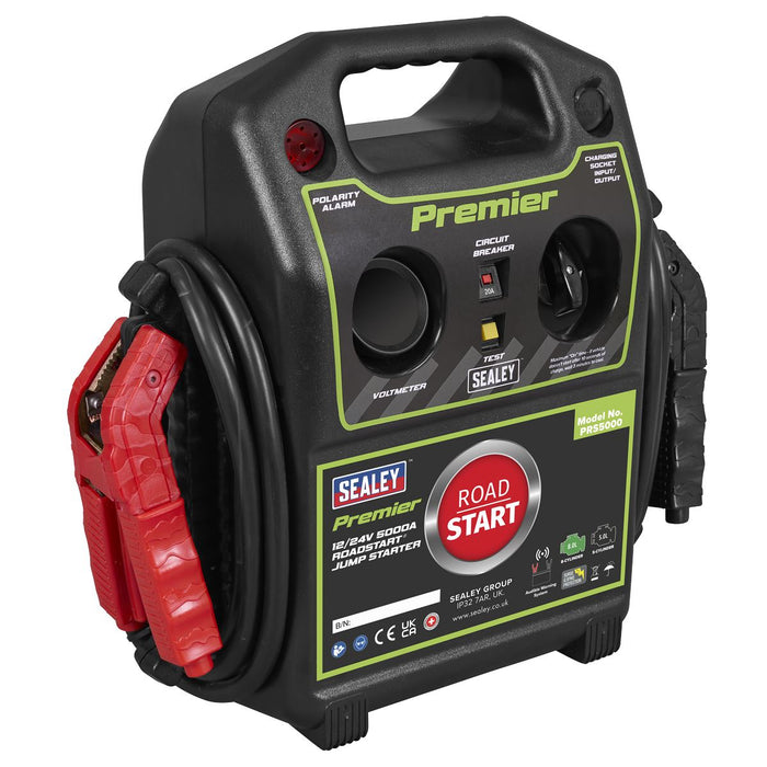 Sealey Premier 12/24V Premier RoadStart Jump Starter 5000A PRS5000 Sealey Premier - Dynamic Drive
