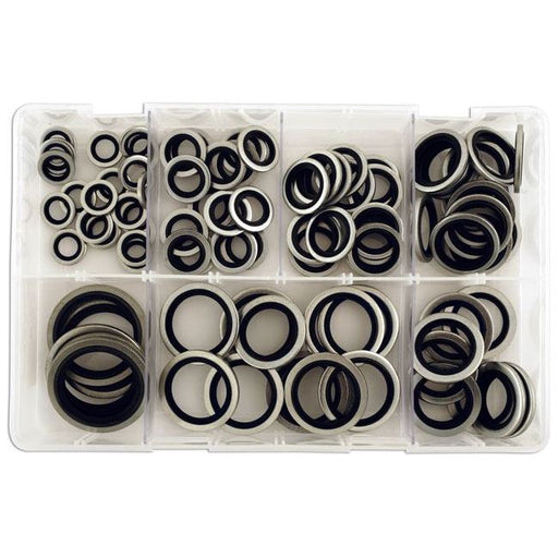 Connect Assorted Imperial Bonded Seal Washers (Dowty) 100pc 31874 Tool Connection - Dynamic Drive