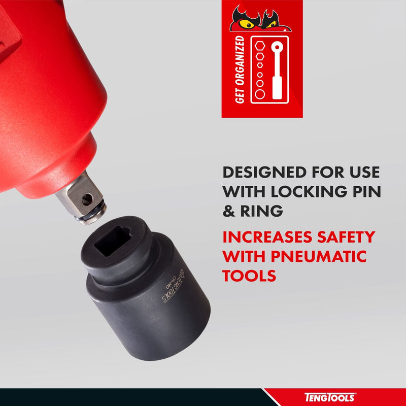 Teng Tools 1/2" Impact Socket DIN AF 1-1/8" Teng Tools - Dynamic Drive