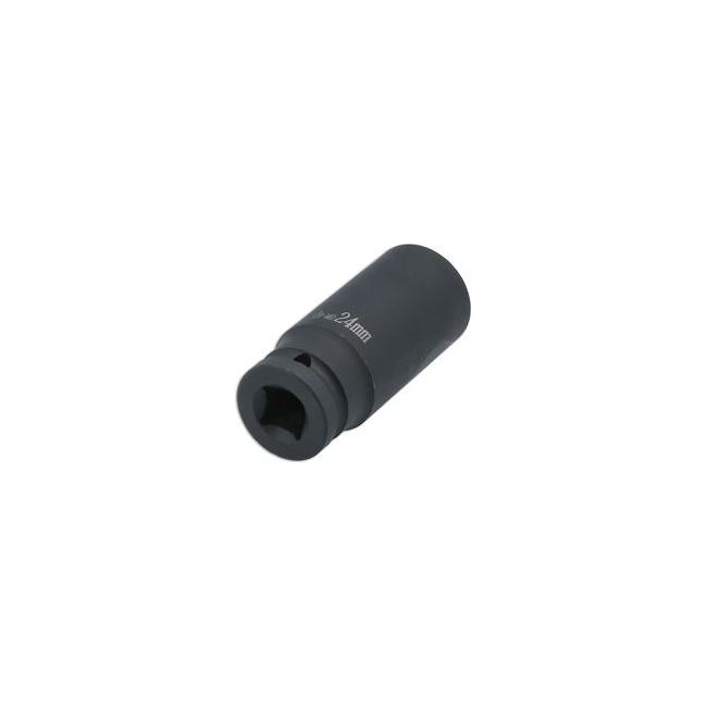 Laser Deep Impact Socket 1/2"D 24mm Bi-Hex - for VW Group 8105 Laser - Dynamic Drive