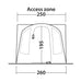 Outwell Santa Monica Driveaway Air Awning Grey Outwell - Dynamic Drive