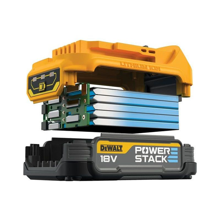 Dewalt Power Tools DCBP034 XR POWERSTACK™ Slide Battery 18V 1.7Ah Li-ion DeWALT Power Tools - Dynamic Drive