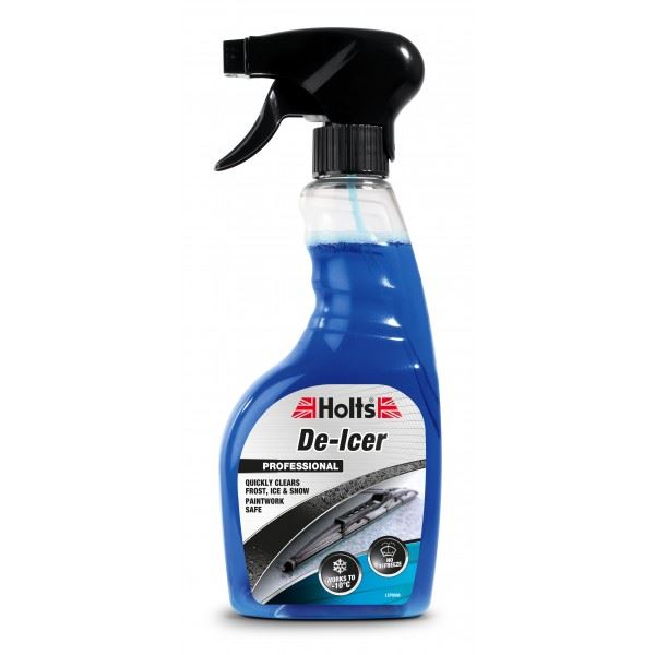 3x Holts Car De-Icer Spray Melts Windscreen Ice Frost Snow Winter De icer 500ml Holts - Dynamic Drive
