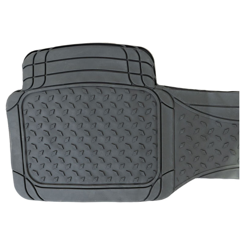 Streetwize Canberra Rubber Car Mat Set with Full Cross Rear SWCM114 Streetwize  - Dynamic Drive