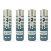4x PMA Professional Aluminium 500ml Spray Paint High Coverage PMA - Dynamic Drive