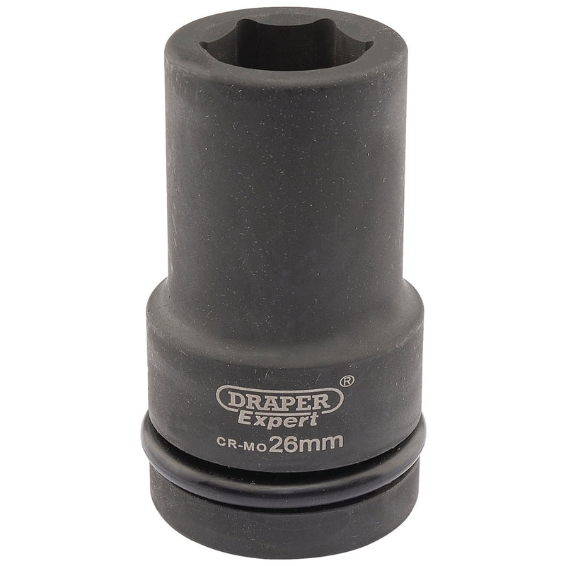 Draper Expert HI-TORQ 6 Point Deep Impact Socket, 1" Sq. Dr., 26mm Draper - Dynamic Drive