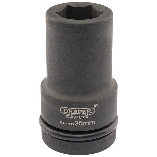 Draper Expert HI-TORQ 6 Point Deep Impact Socket, 1" Sq. Dr., 26mm Draper - Dynamic Drive