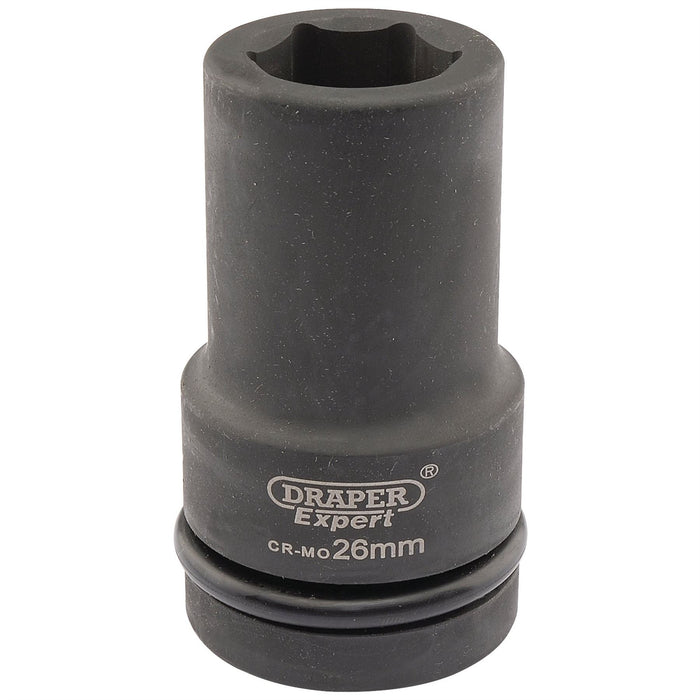 Draper Expert HI-TORQ 6 Point Deep Impact Socket, 1" Sq. Dr., 26mm Draper - Dynamic Drive