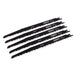 Draper Reciprocating Saw Blades for Wood Cutting, 240mm, 5tpi (Pack of 5) 38803 Draper - Dynamic Drive