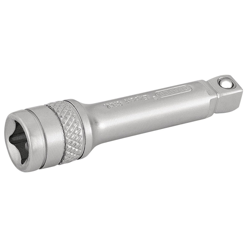Draper Expert Wobble Extension Bar, 1/4" Sq. Dr., 50mm, Micro Satin Chrome Draper - Dynamic Drive