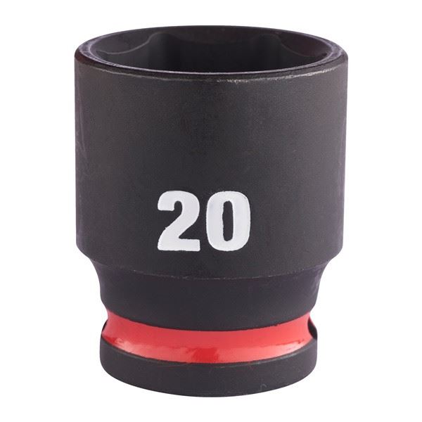 Milwaukee 20mm 3/8 Impact Socket Std-1Pc New 4932480277 Milwaukee - Dynamic Drive