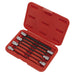 Sealey Ball-End Hex Socket Bit Set 7pc 3/8"Sq Drive 150mm Metric AK62257 Sealey - Dynamic Drive