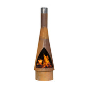 Dellonda Outdoor/Garden/Patio Conical Chiminea Fireplace Fire Pit Heater H127cm Dellonda - Dynamic Drive