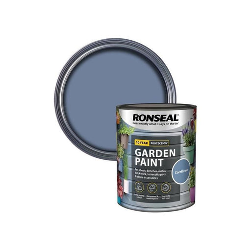 Ronseal Garden Paint Cornflower 750ml Ronseal - Dynamic Drive