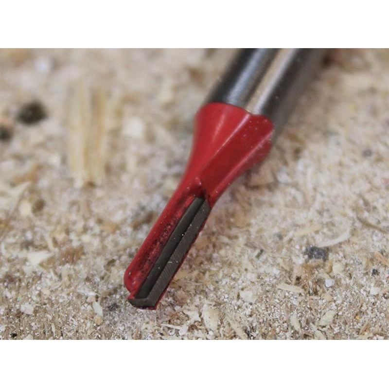 Faithfull Router Bit TCT Single Flute 3.2 x 10mm 1/4in Shank Faithfull - Dynamic Drive