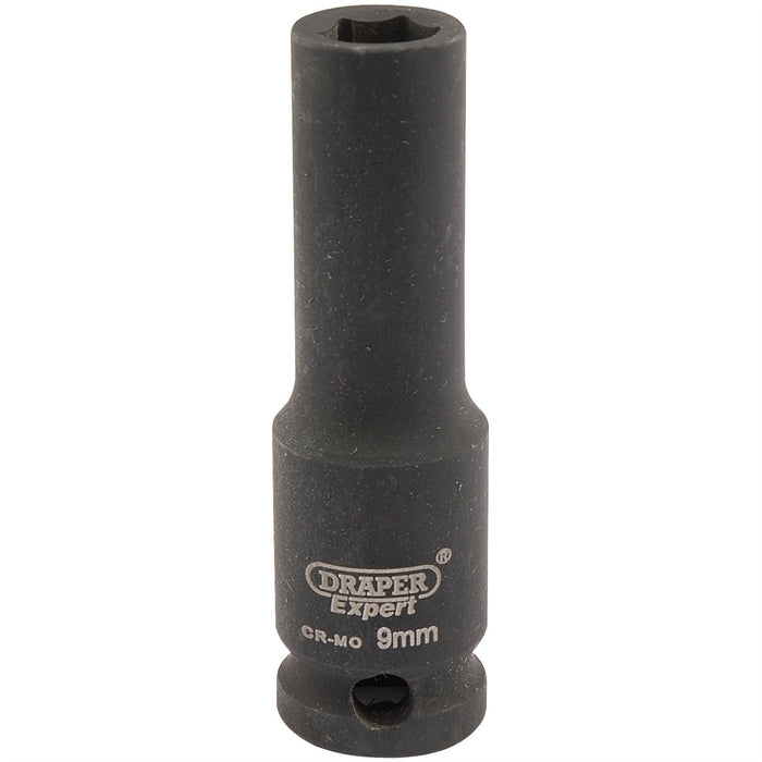 Draper Expert HI-TORQ 6 Point Deep Impact Socket, 3/8" Sq. Dr., 9mm Draper - Dynamic Drive