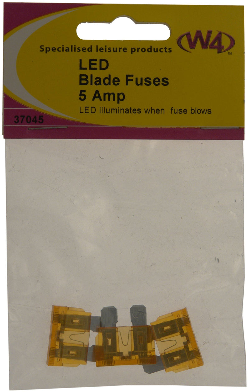 W4 Led Blade Fuse 5A (3) 37045 W4 - Dynamic Drive