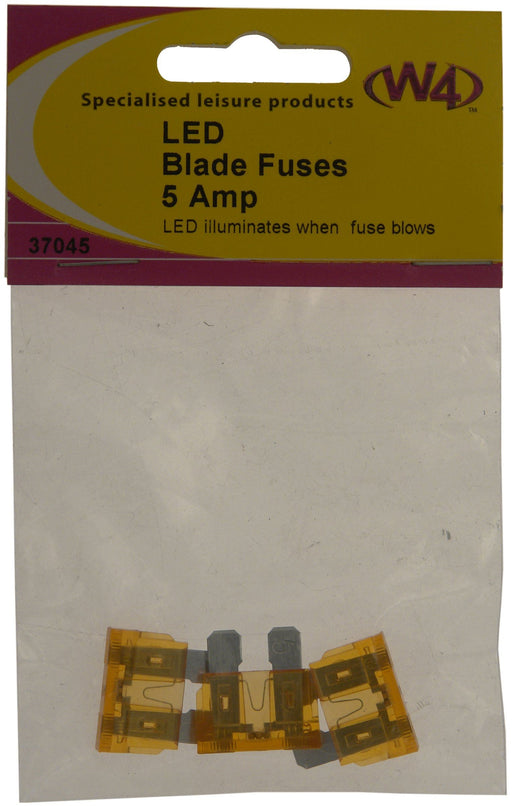 W4 Led Blade Fuse 5A (3) 37045 W4 - Dynamic Drive