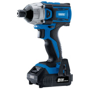 Draper D20 20V Brushless Impact Driver, 1/4" Hex, 180Nm, 2 x 2.0Ah Batteries, 1 Draper - Dynamic Drive